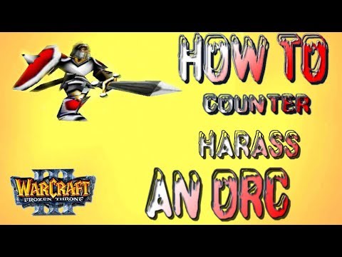 HOW TO COUNTER HARASS AN ORC on Terenas Stand - 1vs1 bnet Ladder #27 - Easywarcraft3