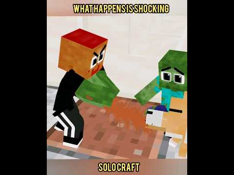 Zombie Gets Banned from Eating in Monster School! #minecraft