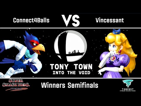 Connect4Balls (Falco) vs Vincessant (Peach) - Winners Semifinals - Tony Town: Into the Void