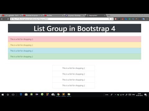 Bootstrap 4 Tutorial in Hindi part 1 Introduction to Bootstrap 4 and Installation manual and CDN