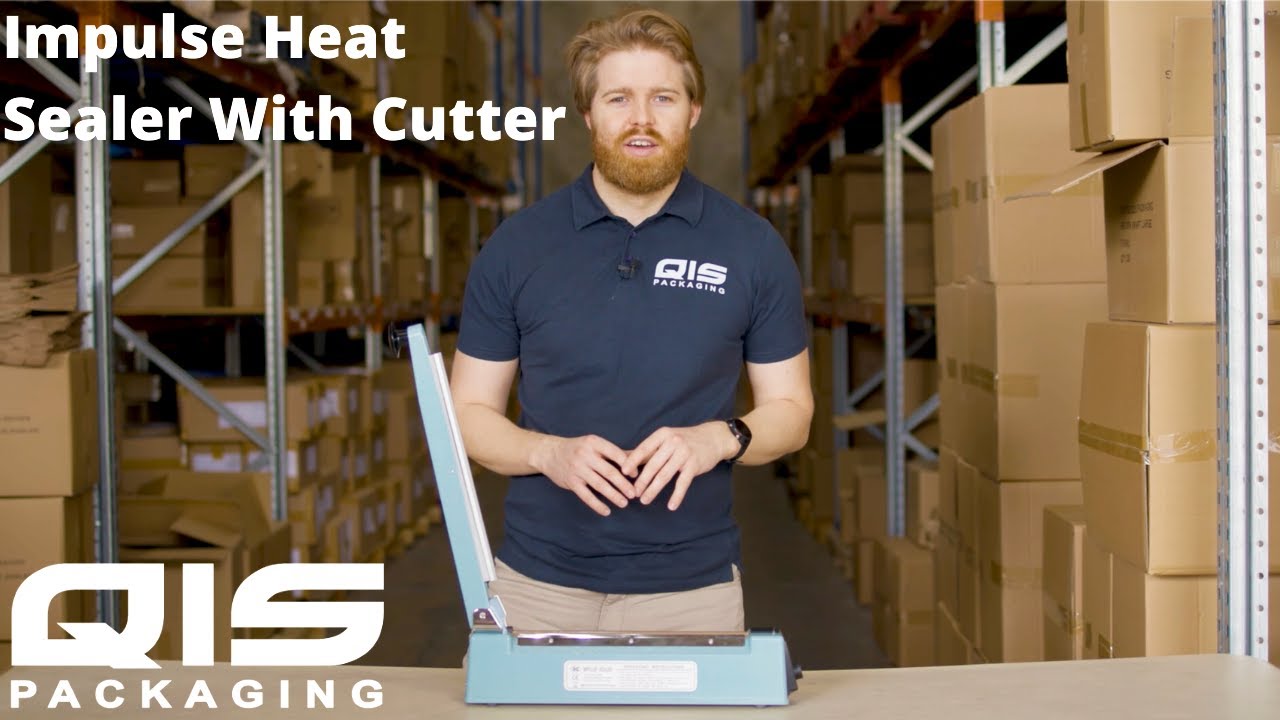 Impulse Heat Sealer With Cutter (+ 15% Discount) | QIS Packaging