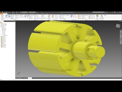 INVENTOR 2019 - SIMPLE ELECTRIC ROTOR