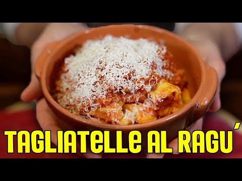 Tagliatelle al RAGU' alla BOLOGNESE * RICETTA DI NONNA NOVELLA*