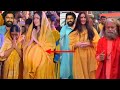 8 Month Pregnant Katrina Kaif Take Blessing From Durga Maa With Vicky Kaishal