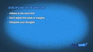 Fastweb Scholarship Tips: Episode #4