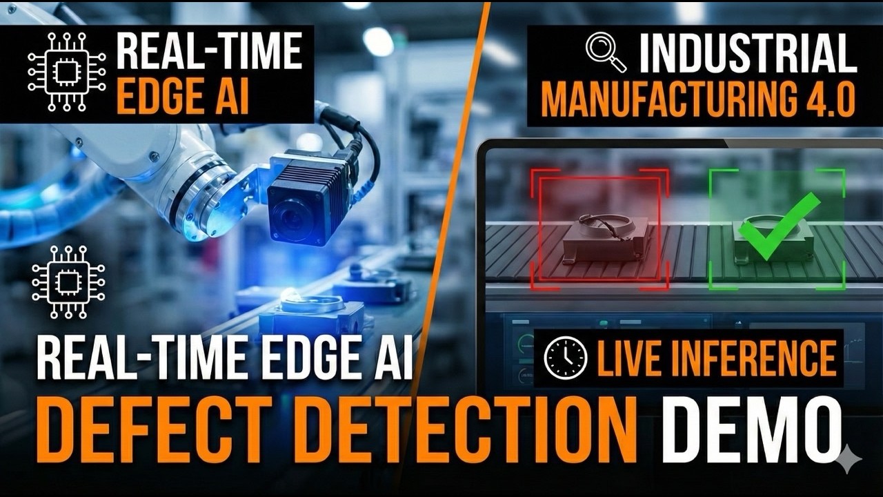 Real-Time Edge AI Inference for Defect Detection - Industrial Manufacturing 4.0