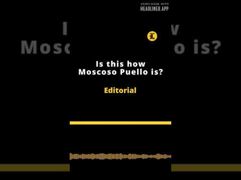 Editorial en inglés: Is this how Moscoso Puello is