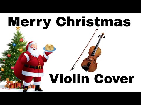 We Wish You A Merry Christmas on violin in 2 styles by Cybin