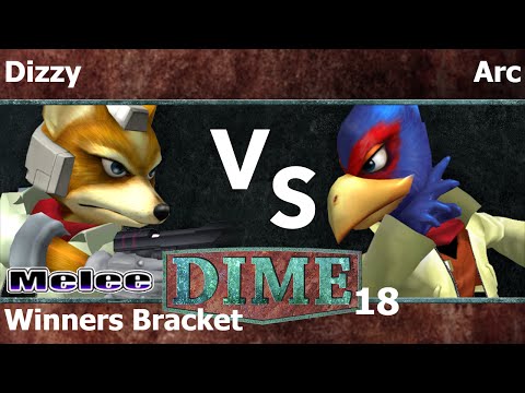 DIME 18 Melee - Dizzy (Fox) vs AG | Arc (Falco) - Winners Bracket