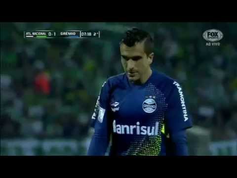Gol de Dudu - Nacional de Medellín 0 x 1 Grêmio - Copa Libertadores 2014 - HD