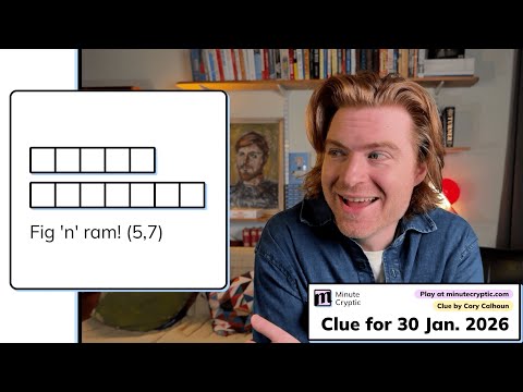 Minute Cryptic Clue 584: Fig 'n' ram! (5,7)