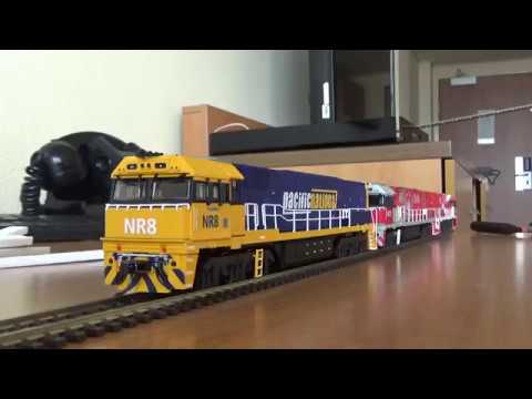 my NR8  pacific national+NR75 Ghan+NR109 Ghan locomotive
