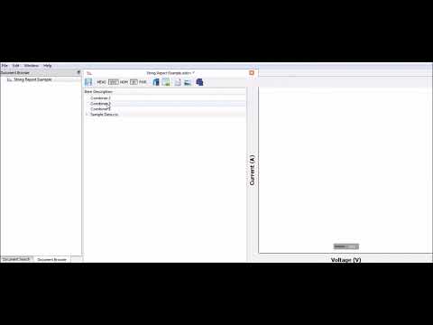 How To Use Seaward's SolarCert PV Reporting Software | I-V Curve Reports