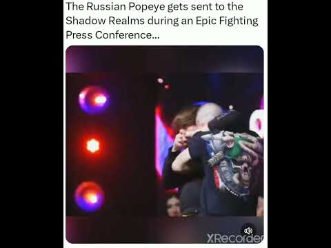 The Russian Popeye gets sent to the Shadow Realms during an Epic Fighting Press Conference...