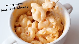 MICROWAVE MAC AND CHEESE | SUPER CHEESY MAC AND CHEESE READY IN 1O MINUTES!
