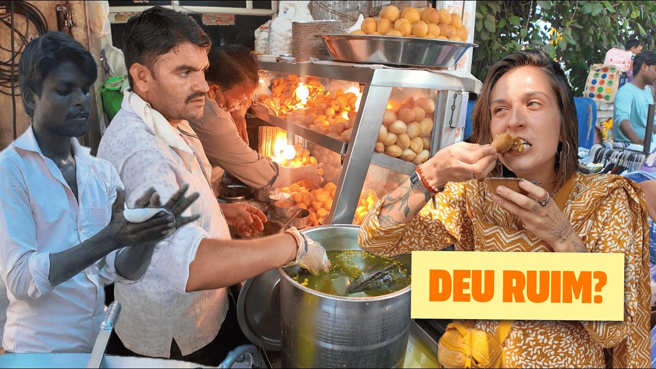 SOBREVIVENDO A 24H DE COMIDA DE RUA NA INDIA