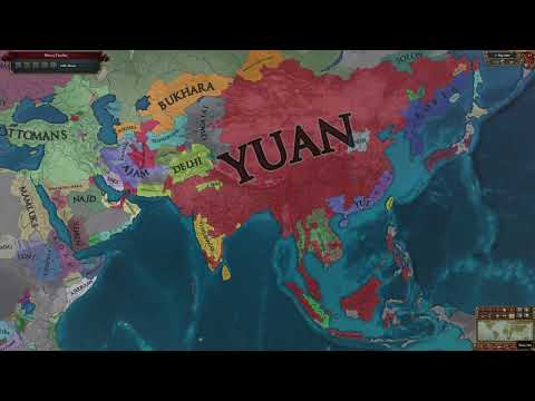 The Three Mountains Timelapse [EU4 1.33]