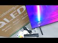 HISENSE E7N QLED Quick Unboxing Setup With Demo