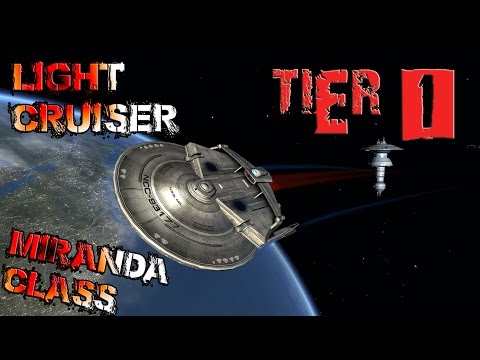 Miranda Class, Light Cruiser [T1] with all ship visuals - Star Trek Online