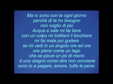 Video per il significato della canzone Acqua e sale di Mina