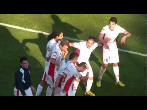 Bari Modena 2 0 Secondo rigore Caputo HD 25 11 2012