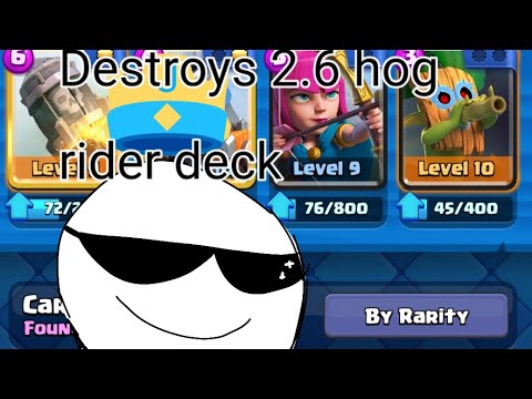 Clash Royale 3.0 Mortal cycle, destroys 2.6 hog cycle