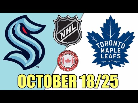Toronto Maple Leafs vs Seattle Kraken October 18 25 w/Superbman