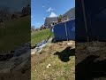 Cutting Open Our Old Pool