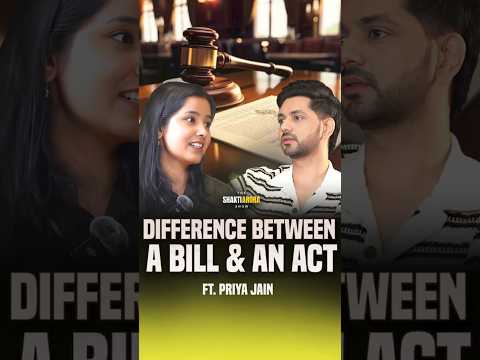 How a BILL Becomes an ACT