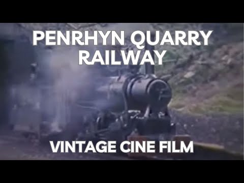Penrhyn Quarry Railway Classic Vintage Steam Footage | North Wales | Narrow Gauge