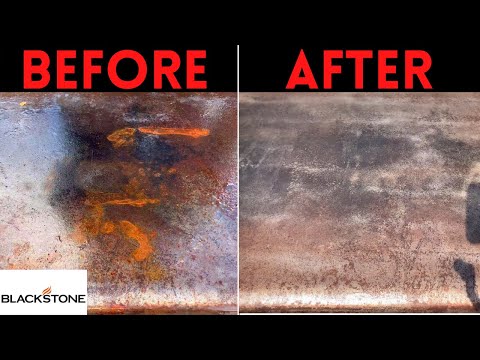 *EASY* How To Clean A Blackstone Griddle With A Drill!...