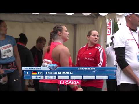 Stockholm: Women's Shot Put - Top 3