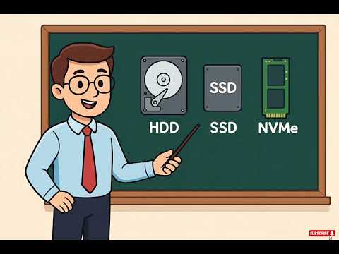 Computer Storage Explained: HDD vs SSD vs NVMe – Simple Guide!