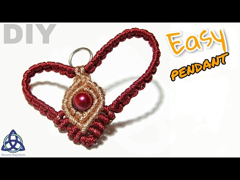 3D Macrame Heart Tutorial LOVEly Gift Idea