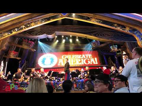 Armed Forces Salute Excerpt - 1st Marine Division Band - 4th of July at Disneyland 2018