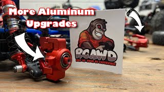 RCAWD Aluminum Caster & Steering Blocks, Stub Axle Carriers for LaTrax Prerunner, Teton & Rally