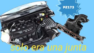 p2173 high airflow/vacuum leak detected