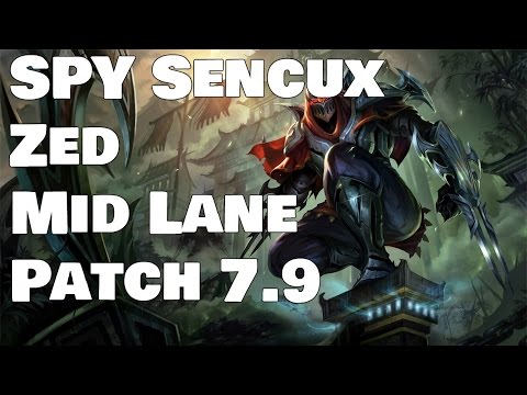SPY Sencux - Zed vs Ryze Patch 7.9