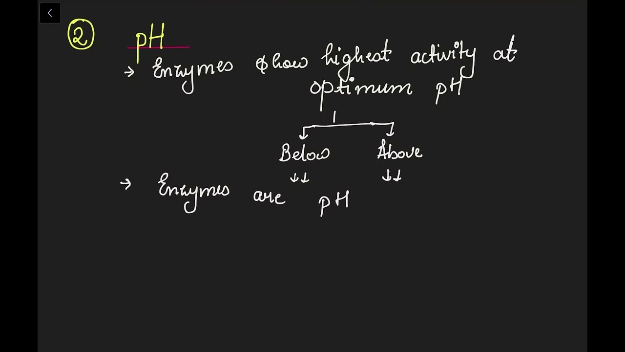 Factors affecting enzyme activity || pH || Enzyme || Biomolecules || NEETBiology Class 11 NEETShots
