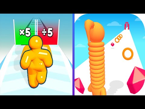 Tall Man Run VS Long Neck Run - All Level Android iOS Gameplay #2