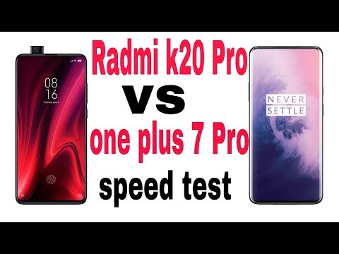 Radmi k20 Pro vs one plus 7 Pro speed test