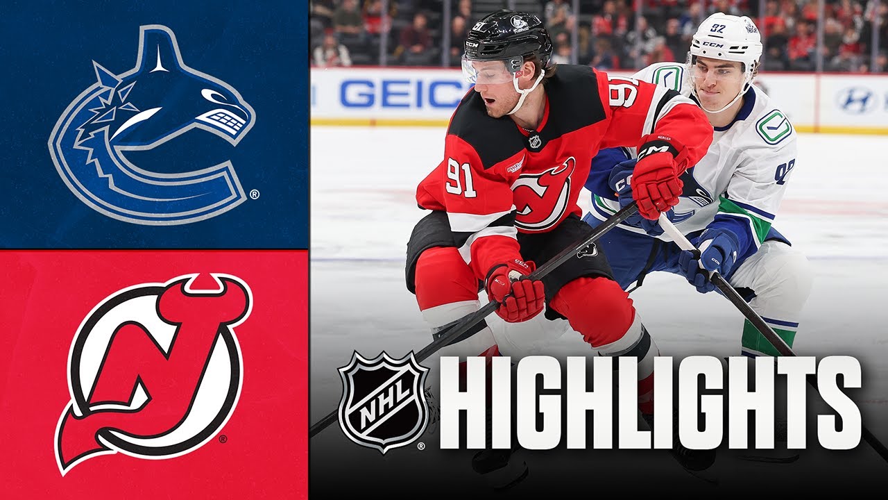 Canucks vs. Devils | NHL Highlights | December 14, 2025