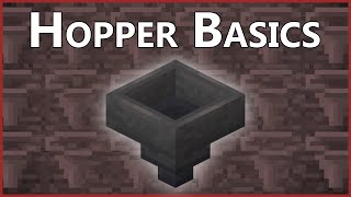 Minecraft Hoppers Basics!