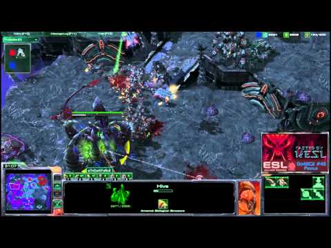 Go4SC2 #45 Finals - Darkforce vs BratOK Game 2 Part 2