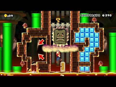 Don't lose the helmet [hard] by Juandjo - SUPER MARIO MAKER - NO COMMENTARY 1ay