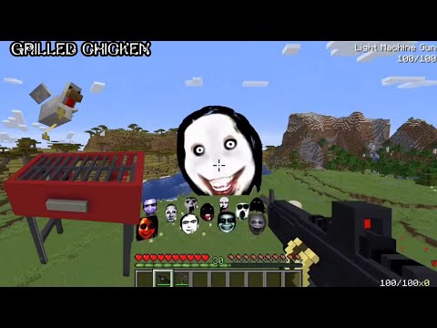 COMPILATION OF BEST SURVIVAL GRILL HOUSES WITH NEXTBOTS PART 20 in Minecraft