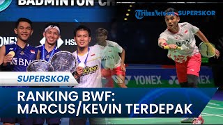 Update Ranking BWF Ganda Putra Indonesia: Fajar/Rian Posisi Pertama, Marcus/Kevin Tak Masuk 20 Besar