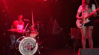 The Coathangers sing "Down Down" in Denver 2017