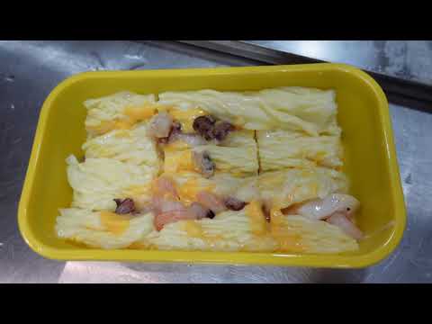 香港美食 石磨腸粉2 爆漿芝士海鮮腸粉 肥牛肉腸粉 手撕雞腸粉  足本製作實錄  Stone Milled Rice Noodle Rolls Full Production Record
