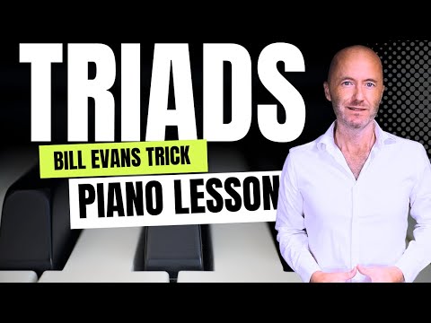 How to Play MOVING TRIADS 🎹 like Bill Evans!